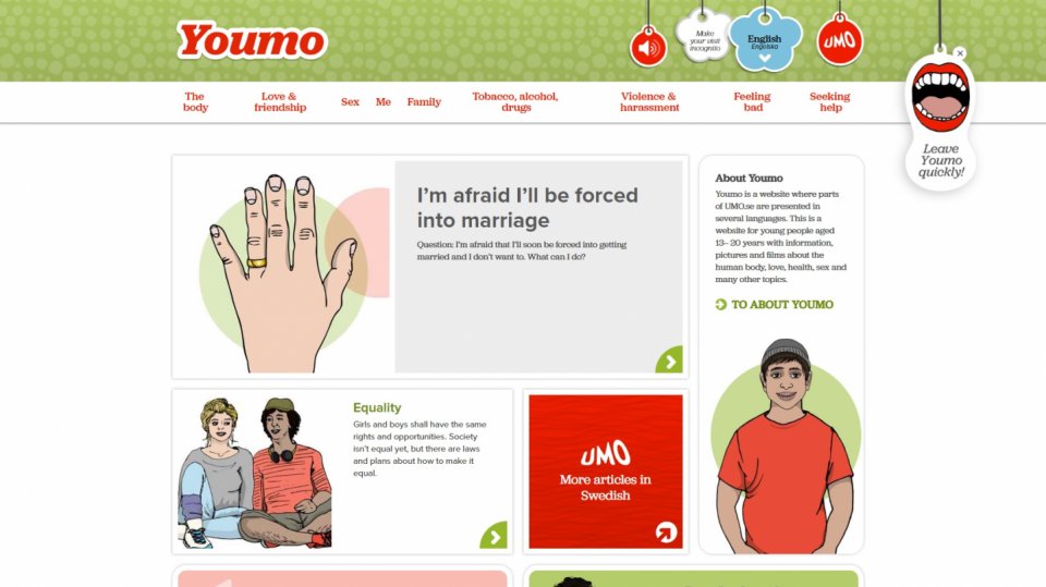 Švédský web Youmo